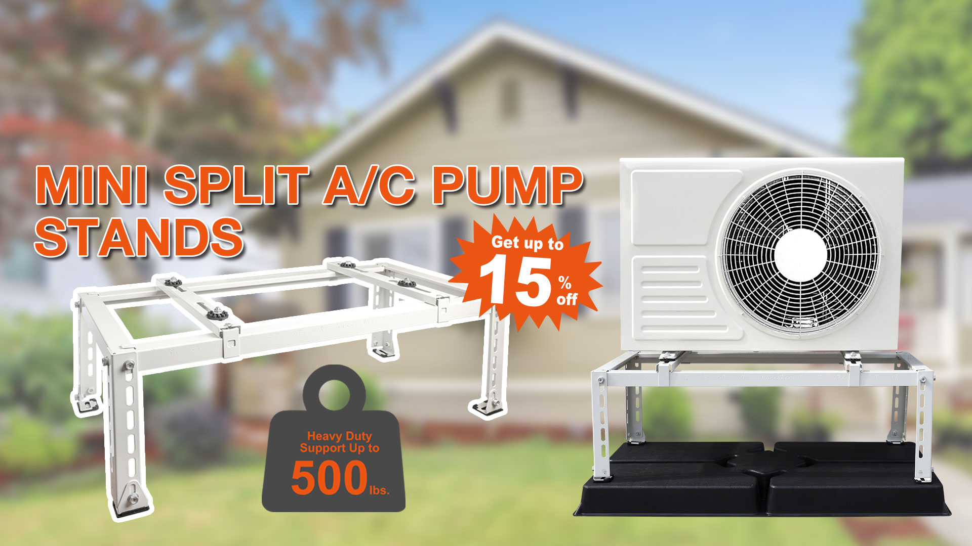 MINI SPLIT A/C PUMP STANDS