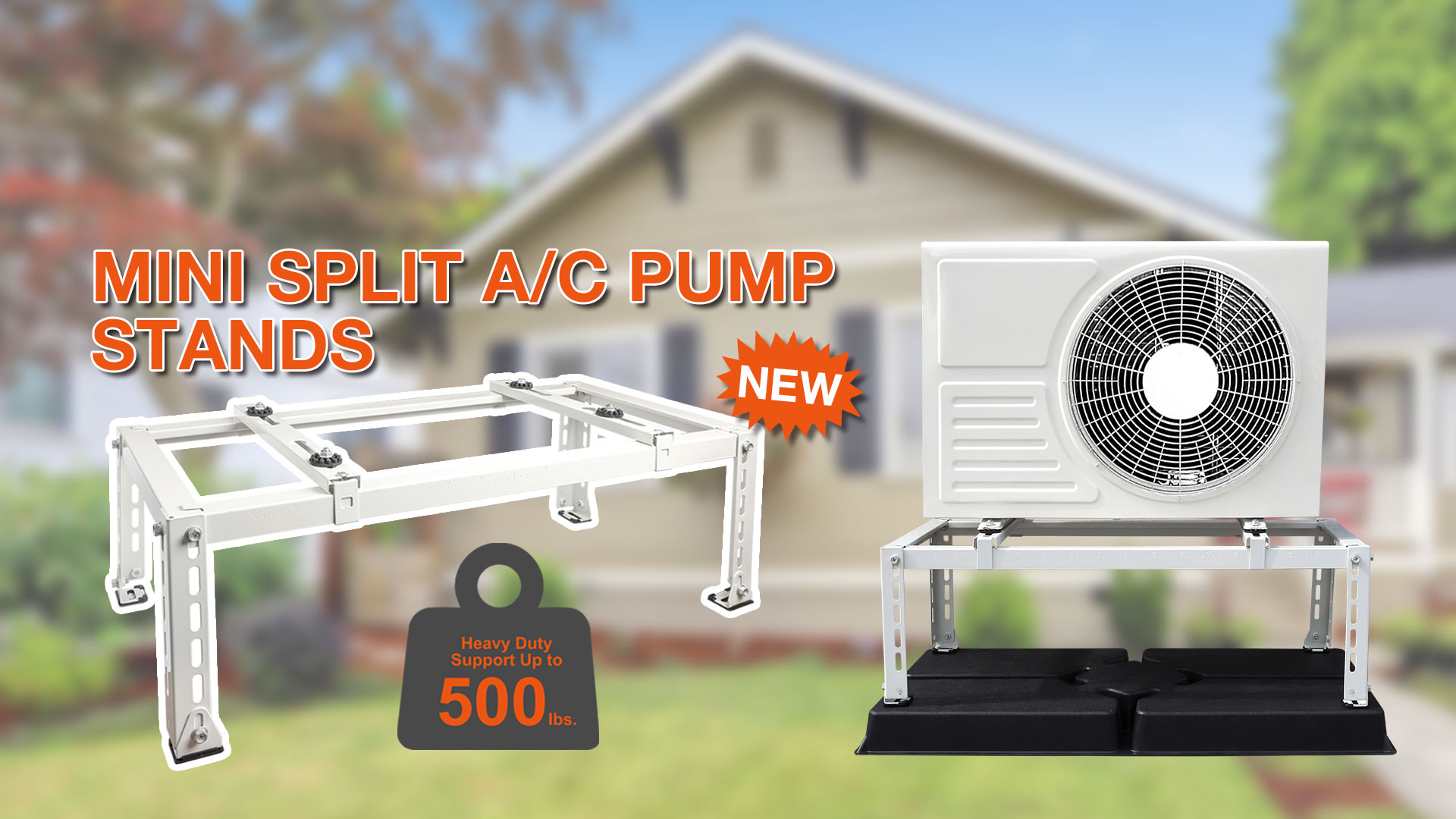 MINI SPLIT A/C PUMP STANDS