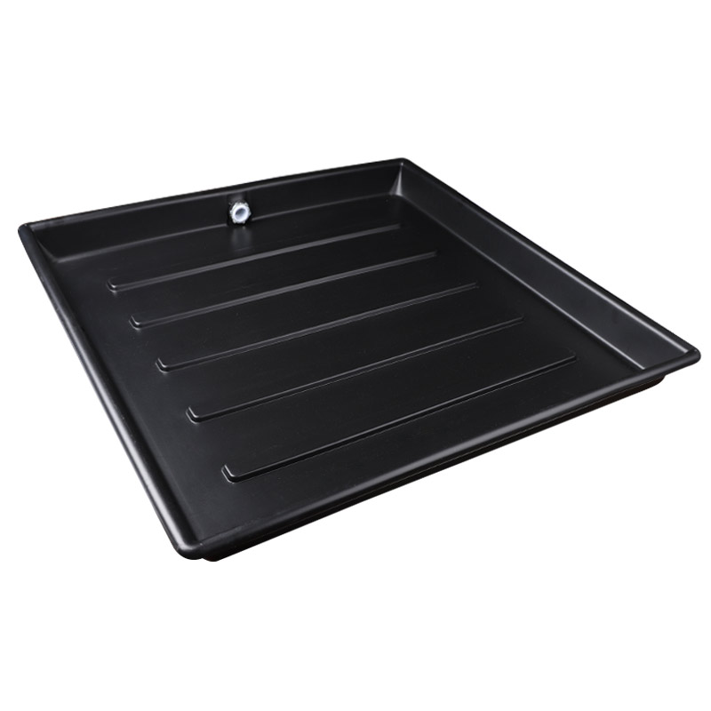 True 200346 Condensate Drip Tray, 23 x 24 x 1 9/16, Black