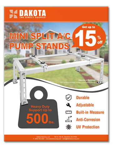 MINI SPLIT A/C PUMP STANDS