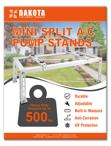 MINI SPLIT A/C PUMP STANDS