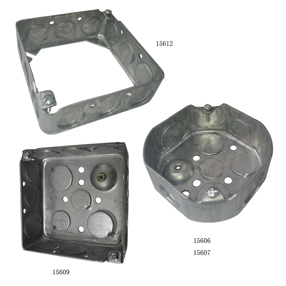 STEEL ELECTRICAL BOXES & EXTENSION RINGS