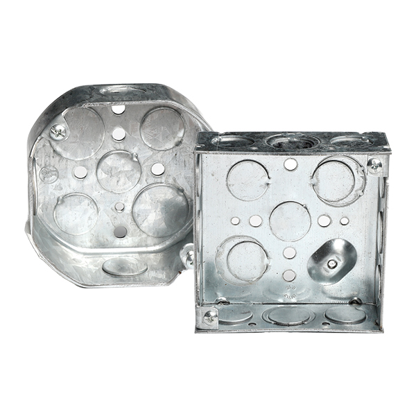 STEEL ELECTRICAL BOXES & EXTENSION RINGS