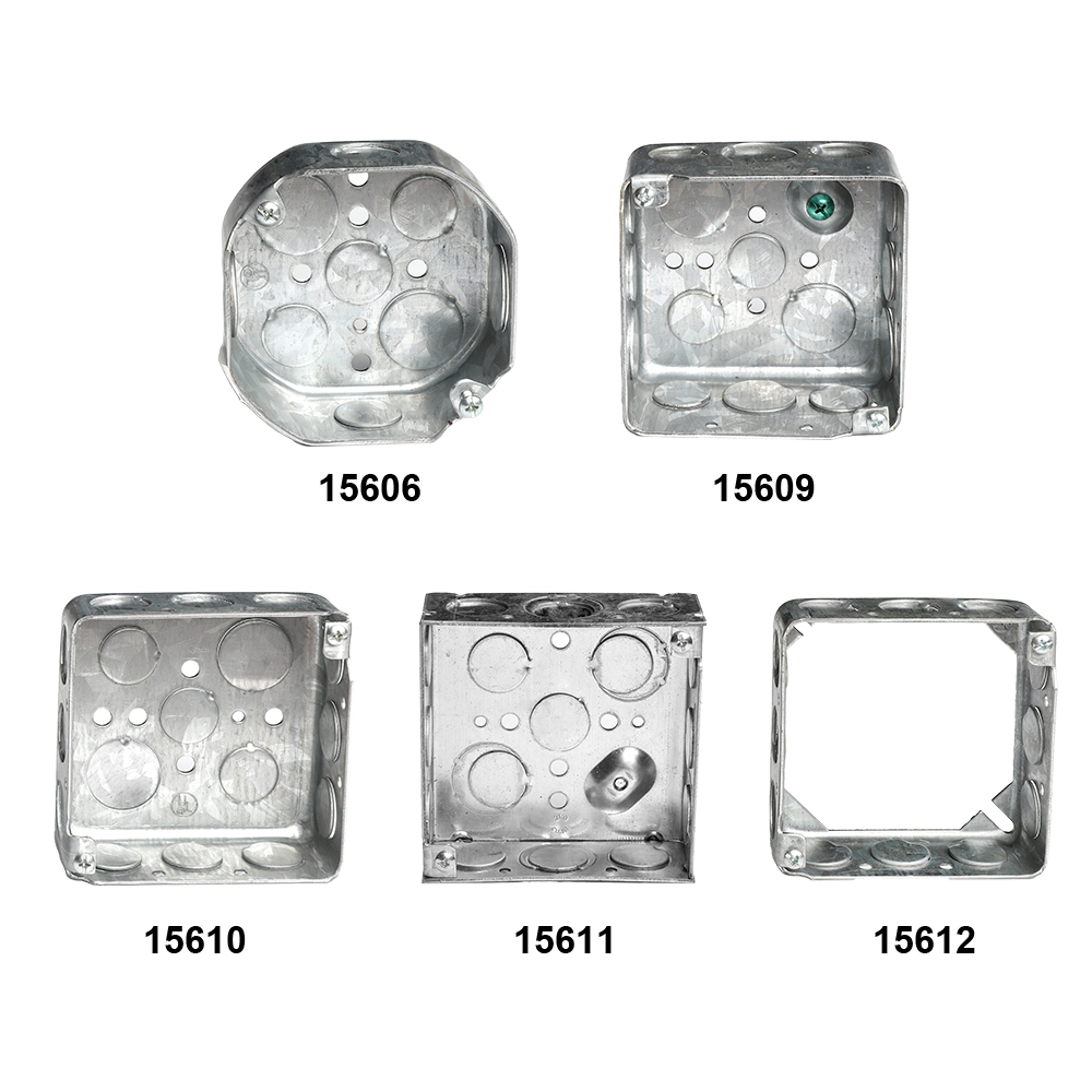 STEEL ELECTRICAL BOXES & EXTENSION RINGS