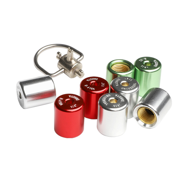 REFRIGERANT LOCKING CAPS