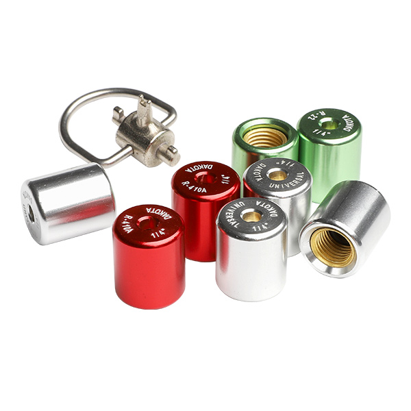 REFRIGERANT LOCKING CAPS