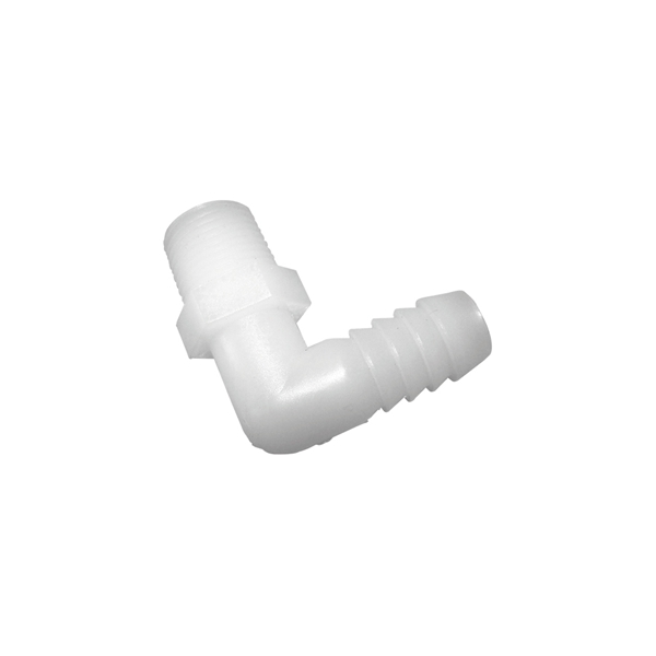 NYLON ELBOW: FEMALE PIPE THREAD X BARB