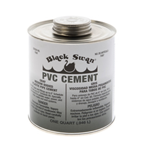 PVC CEMENT - GRAY, MEDIUM BODIED