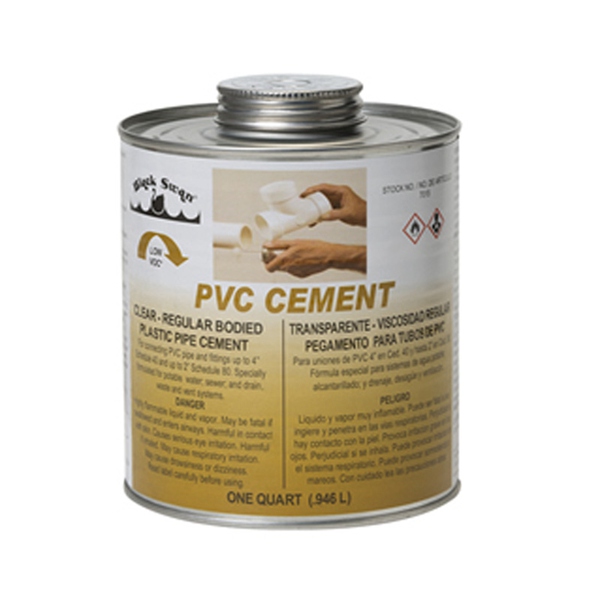 PVC CEMENT - CLEAR, REGULAR BODIED