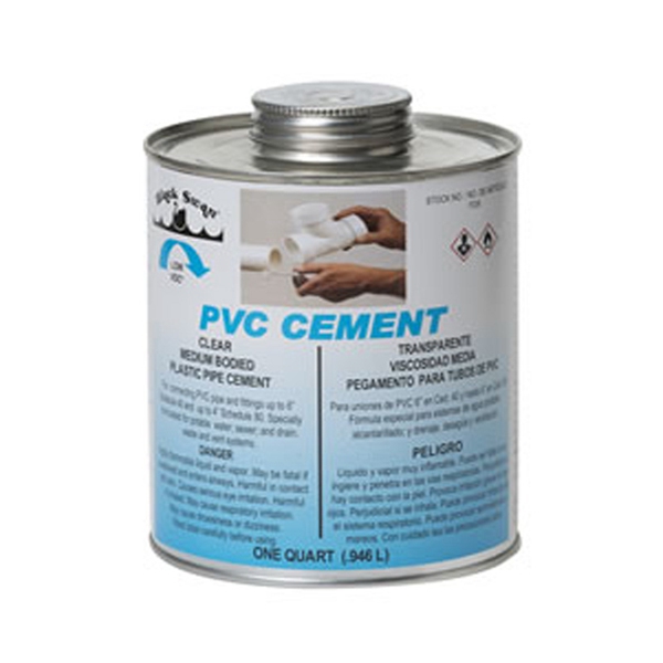 PVC CEMENT - CLEAR, MEDIUM BODIED