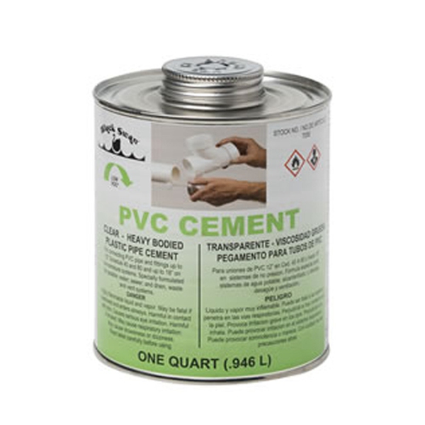 PVC CEMENT - CLEAR, HEAVY BODIED