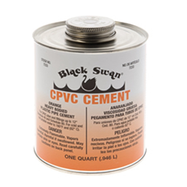 CPVC CEMENT - ORANGE, HEAVY BODIED