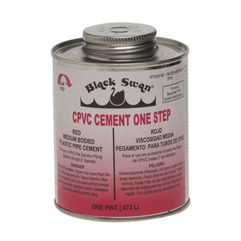 CPVC CEMENT ONE STEP - RED, MEDIUM BODIED