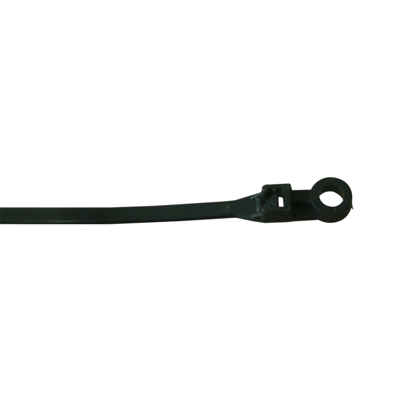 BLACK NYLON MOUNTING HOLE CABLE TIES