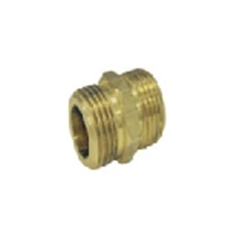 COUPLING, MALE HOSE X MALE HOSE